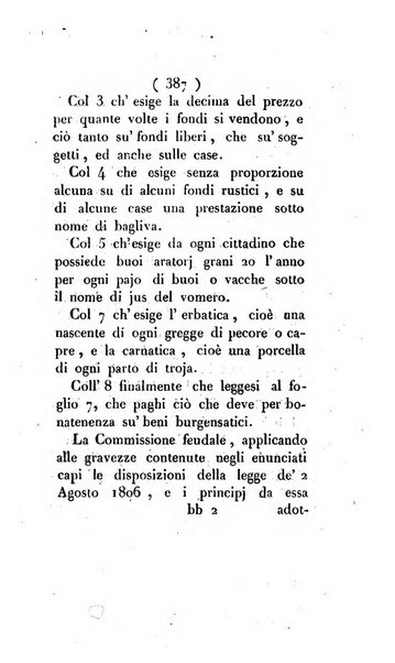 Bullettino delle sentenze emanate dalla Suprema commissione per le liti fra i già baroni ed i comuni