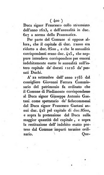 Bullettino delle sentenze emanate dalla Suprema commissione per le liti fra i già baroni ed i comuni