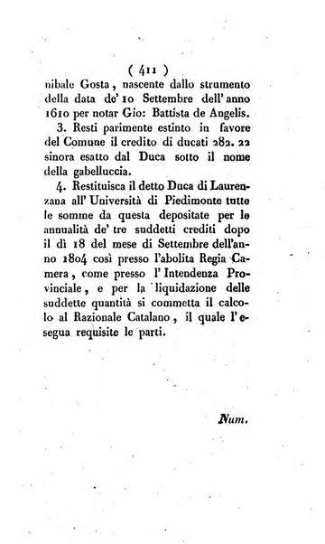 Bullettino delle sentenze emanate dalla Suprema commissione per le liti fra i già baroni ed i comuni