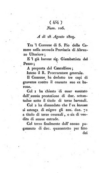 Bullettino delle sentenze emanate dalla Suprema commissione per le liti fra i già baroni ed i comuni