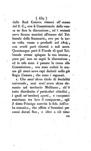 Bullettino delle sentenze emanate dalla Suprema commissione per le liti fra i già baroni ed i comuni