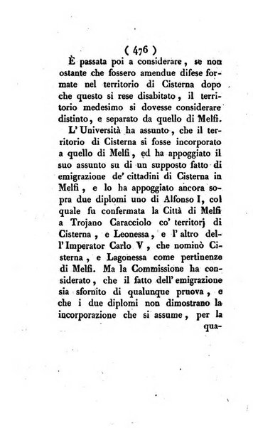 Bullettino delle sentenze emanate dalla Suprema commissione per le liti fra i già baroni ed i comuni