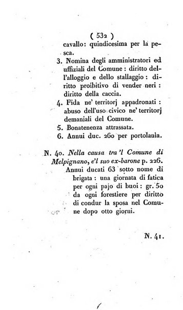 Bullettino delle sentenze emanate dalla Suprema commissione per le liti fra i già baroni ed i comuni