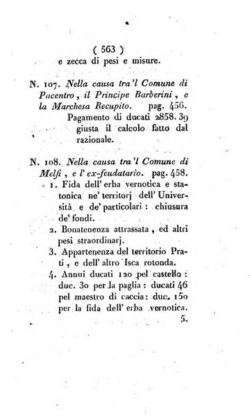 Bullettino delle sentenze emanate dalla Suprema commissione per le liti fra i già baroni ed i comuni