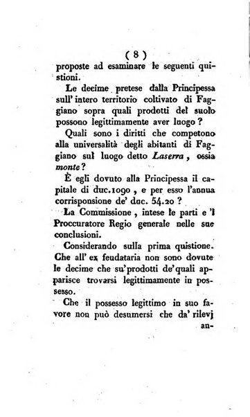 Bullettino delle sentenze emanate dalla Suprema commissione per le liti fra i già baroni ed i comuni