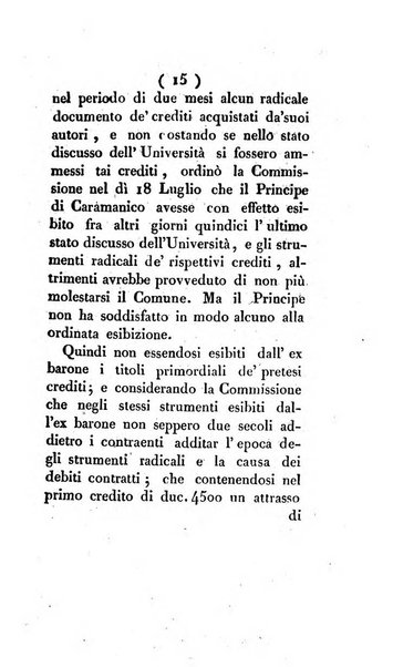 Bullettino delle sentenze emanate dalla Suprema commissione per le liti fra i già baroni ed i comuni