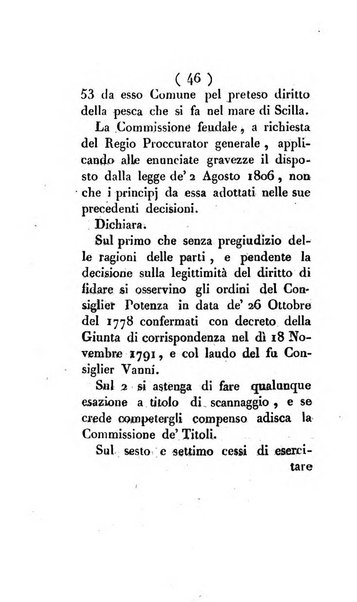 Bullettino delle sentenze emanate dalla Suprema commissione per le liti fra i già baroni ed i comuni