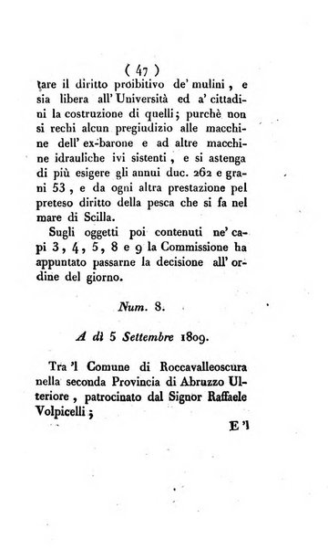 Bullettino delle sentenze emanate dalla Suprema commissione per le liti fra i già baroni ed i comuni