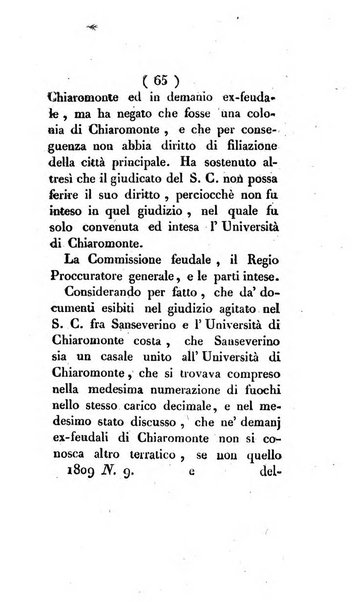 Bullettino delle sentenze emanate dalla Suprema commissione per le liti fra i già baroni ed i comuni