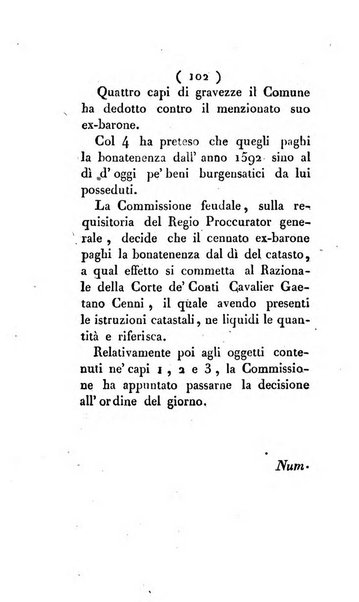 Bullettino delle sentenze emanate dalla Suprema commissione per le liti fra i già baroni ed i comuni