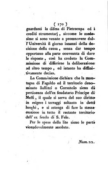 Bullettino delle sentenze emanate dalla Suprema commissione per le liti fra i già baroni ed i comuni