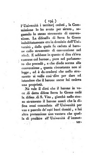 Bullettino delle sentenze emanate dalla Suprema commissione per le liti fra i già baroni ed i comuni