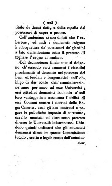 Bullettino delle sentenze emanate dalla Suprema commissione per le liti fra i già baroni ed i comuni