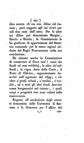 Bullettino delle sentenze emanate dalla Suprema commissione per le liti fra i già baroni ed i comuni