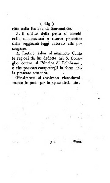 Bullettino delle sentenze emanate dalla Suprema commissione per le liti fra i già baroni ed i comuni