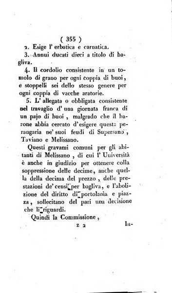 Bullettino delle sentenze emanate dalla Suprema commissione per le liti fra i già baroni ed i comuni