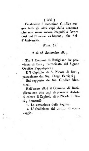 Bullettino delle sentenze emanate dalla Suprema commissione per le liti fra i già baroni ed i comuni