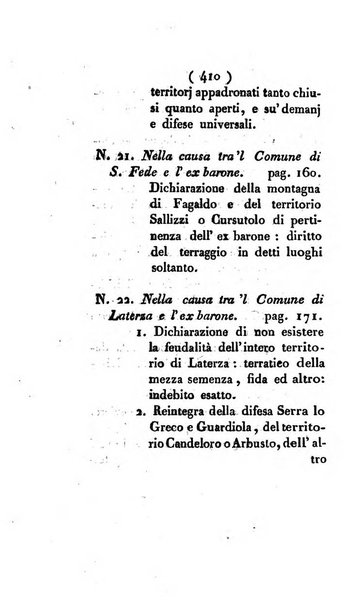 Bullettino delle sentenze emanate dalla Suprema commissione per le liti fra i già baroni ed i comuni