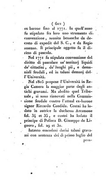 Bullettino delle sentenze emanate dalla Suprema commissione per le liti fra i già baroni ed i comuni