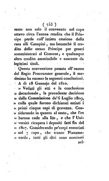 Bullettino delle sentenze emanate dalla Suprema commissione per le liti fra i già baroni ed i comuni