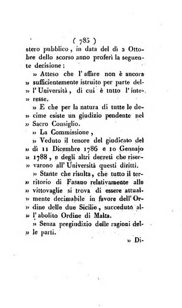 Bullettino delle sentenze emanate dalla Suprema commissione per le liti fra i già baroni ed i comuni