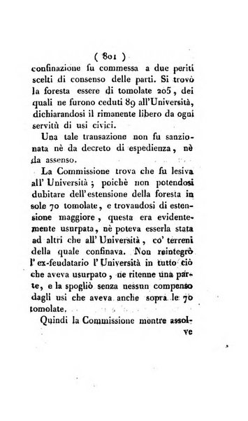 Bullettino delle sentenze emanate dalla Suprema commissione per le liti fra i già baroni ed i comuni