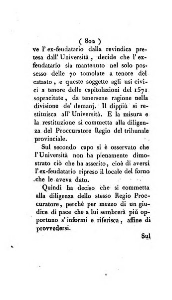 Bullettino delle sentenze emanate dalla Suprema commissione per le liti fra i già baroni ed i comuni