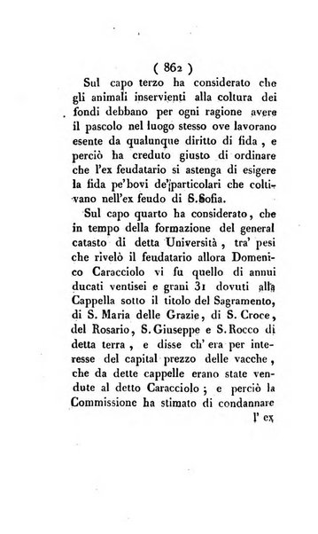 Bullettino delle sentenze emanate dalla Suprema commissione per le liti fra i già baroni ed i comuni