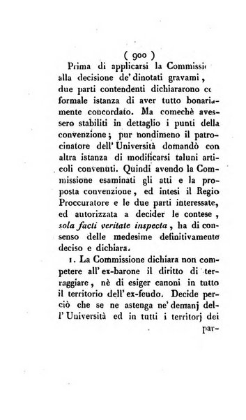 Bullettino delle sentenze emanate dalla Suprema commissione per le liti fra i già baroni ed i comuni