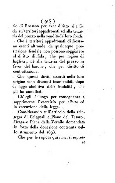 Bullettino delle sentenze emanate dalla Suprema commissione per le liti fra i già baroni ed i comuni