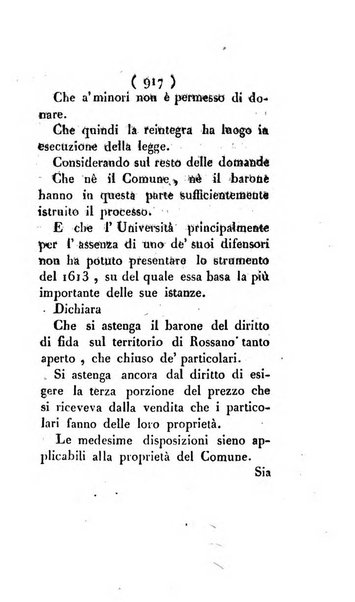 Bullettino delle sentenze emanate dalla Suprema commissione per le liti fra i già baroni ed i comuni