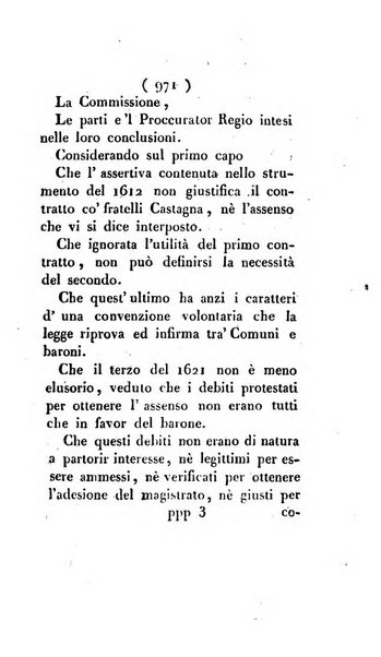 Bullettino delle sentenze emanate dalla Suprema commissione per le liti fra i già baroni ed i comuni