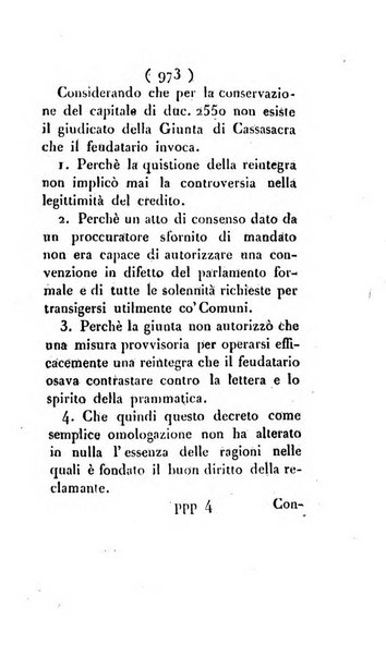 Bullettino delle sentenze emanate dalla Suprema commissione per le liti fra i già baroni ed i comuni