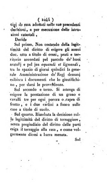 Bullettino delle sentenze emanate dalla Suprema commissione per le liti fra i già baroni ed i comuni