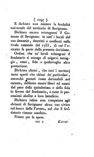 Bullettino delle sentenze emanate dalla Suprema commissione per le liti fra i già baroni ed i comuni