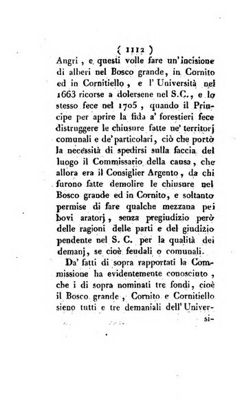 Bullettino delle sentenze emanate dalla Suprema commissione per le liti fra i già baroni ed i comuni