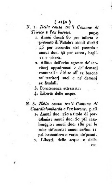 Bullettino delle sentenze emanate dalla Suprema commissione per le liti fra i già baroni ed i comuni