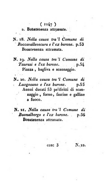 Bullettino delle sentenze emanate dalla Suprema commissione per le liti fra i già baroni ed i comuni