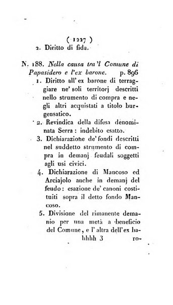 Bullettino delle sentenze emanate dalla Suprema commissione per le liti fra i già baroni ed i comuni