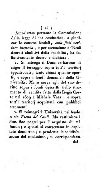 Bullettino delle sentenze emanate dalla Suprema commissione per le liti fra i già baroni ed i comuni