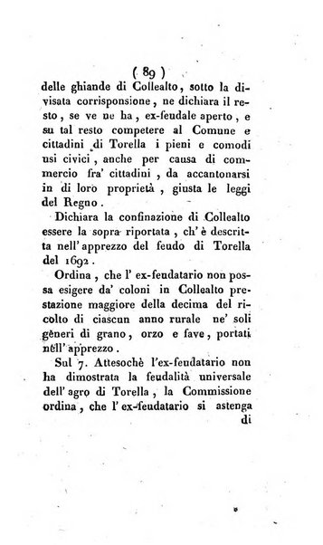 Bullettino delle sentenze emanate dalla Suprema commissione per le liti fra i già baroni ed i comuni