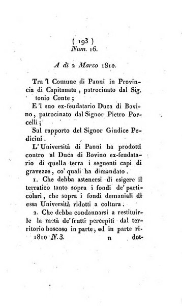 Bullettino delle sentenze emanate dalla Suprema commissione per le liti fra i già baroni ed i comuni