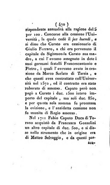 Bullettino delle sentenze emanate dalla Suprema commissione per le liti fra i già baroni ed i comuni