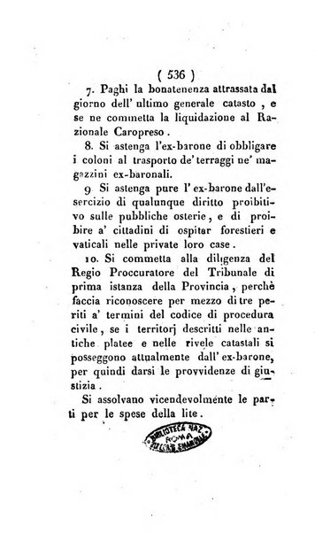 Bullettino delle sentenze emanate dalla Suprema commissione per le liti fra i già baroni ed i comuni