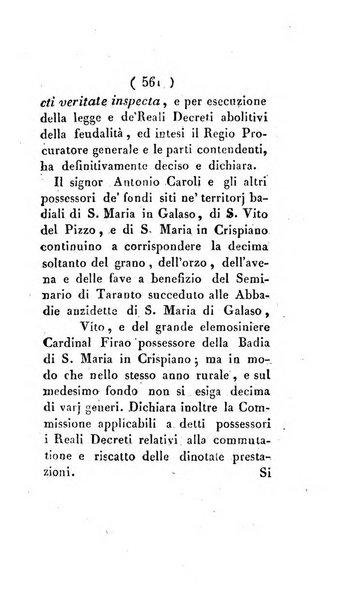 Bullettino delle sentenze emanate dalla Suprema commissione per le liti fra i già baroni ed i comuni