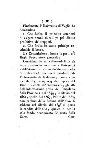 Bullettino delle sentenze emanate dalla Suprema commissione per le liti fra i già baroni ed i comuni