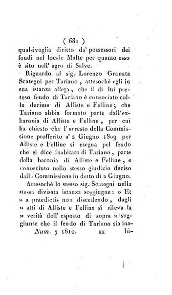 Bullettino delle sentenze emanate dalla Suprema commissione per le liti fra i già baroni ed i comuni