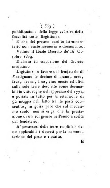 Bullettino delle sentenze emanate dalla Suprema commissione per le liti fra i già baroni ed i comuni