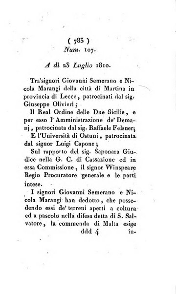 Bullettino delle sentenze emanate dalla Suprema commissione per le liti fra i già baroni ed i comuni