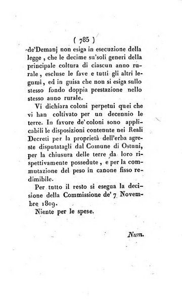 Bullettino delle sentenze emanate dalla Suprema commissione per le liti fra i già baroni ed i comuni